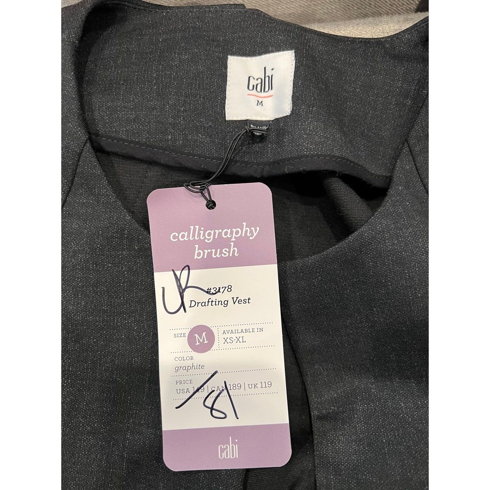 CAbi Style 3178 | Sleeveless Drafting Vest | Size M | NWT - Picture 4 of 4